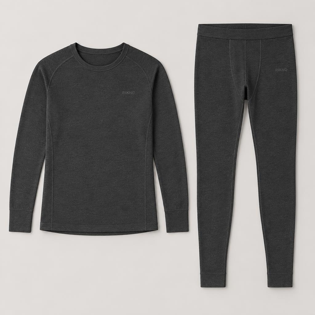 Charcoal RIKNO thermal top and leggings