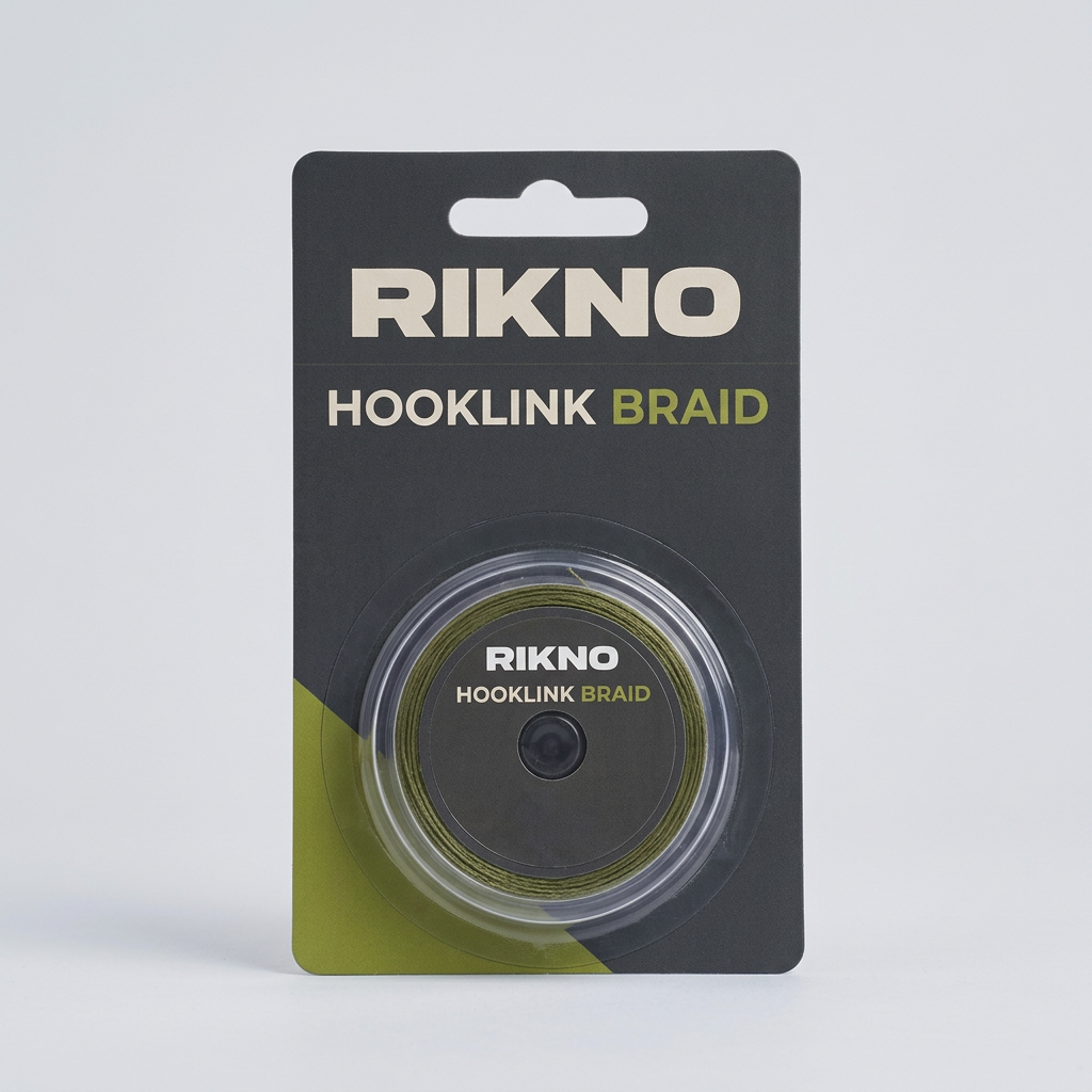 Retail pack of RIKNO hooklink braid