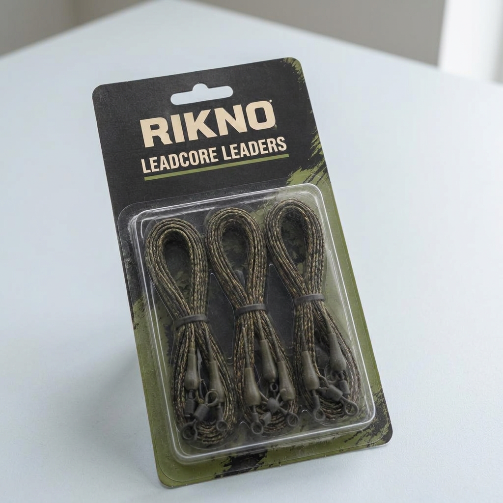 Retail pack of RIKNO leadcore leaders