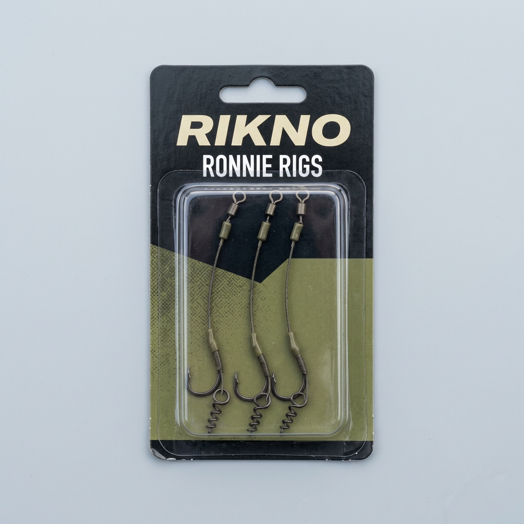 Pack of RIKNO ready-tied Ronnie rigs