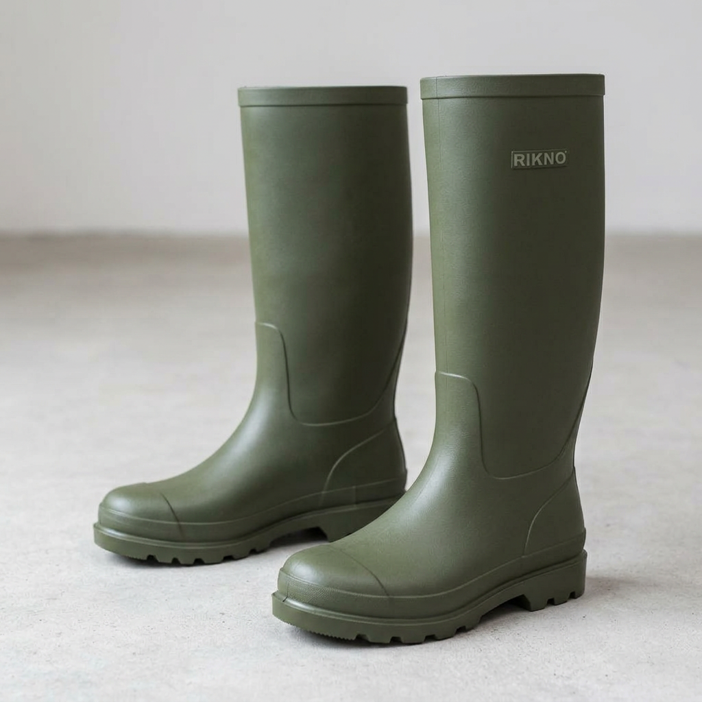 Olive green RIKNO wellies